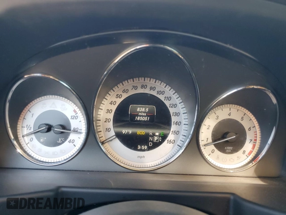 2013 Mercedes-Benz GLK 350 with VIN WDCGG8JB8DG056929, listed as a Copart auction lot 74078324 with 185,051 mi miles and Salvage Title. Bid and sale history available at DreamBid. Image 9.