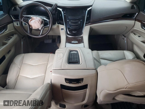 2016 Cadillac Escalade ESV Luxury Collection with VIN 1GYS4HKJ1GR338525, listed as a Copart auction lot 47168955 with Not provided miles and Salvage title. Bid and sale history available at DreamBid. Image 8.