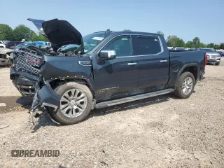 2021 GMC Sierra 1500 Denali z VIN 1GTU9FED7MZ382129, wystawiony jako Copart lot #63120585 z przebiegiem 96 801 mil mil oraz Szkoda całkowita • Salvage title. Historia ofert i sprzedaży dostępna na DreamBid. Obrazek 1.
