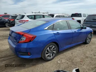 2016 Honda Civic EX with VIN 19XFC2F72GE067069, listed as a Copart auction lot 52583195 with 109,082 mi miles and Salvage Title. Bid and sale history available at DreamBid. Image 3.