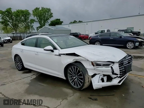 2019 Audi A5 Sportback Premium Plus with VIN WAUBNCF57KA044702, listed as a Copart auction lot 49430844 with 22,466 mi miles and . Bid and sale history available at DreamBid. Image 11.