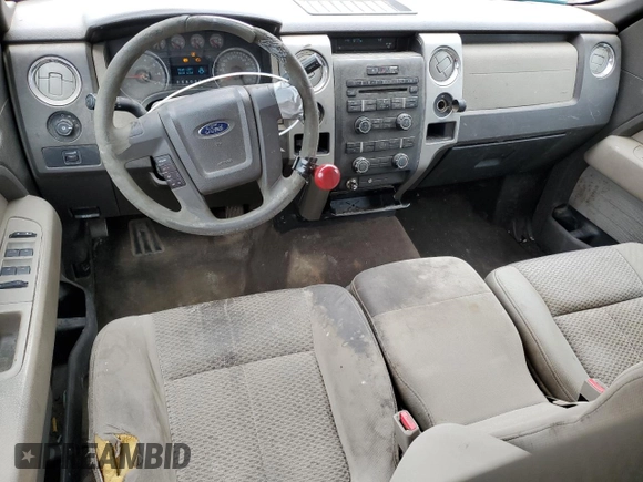 2009 Ford F-150 STX with VIN 1FTRX14849FB10391, listed as a Copart auction lot 51786125 with 263,228 mi miles and Salvage Title. Bid and sale history available at carsss.com. Image 8.