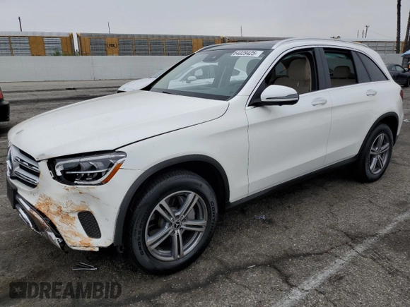 2022 Mercedes-Benz GLC 300 with VIN W1N0G8DB1NG078798, listed as a Copart auction lot 64029425 with 15,514 mi miles and Salvage title. Bid and sale history available at DreamBid. Image 1.