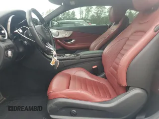 2017 Mercedes-Benz C 300 with VIN WDDWJ4JB5HF353525, listed as a Copart auction lot 49884705 with 53,840 mi miles and Salvage Title. Bid and sale history available at carsss.com. Image 7.