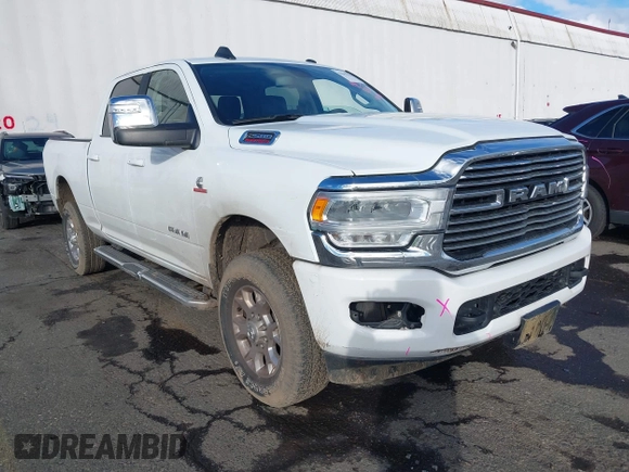 2024 Ram 2500 Laramie with VIN 3C6UR5FL1RG282204, listed as a IAAI auction lot 41593751 with 25,757 mi miles. Bid and sale history available at carsss.com. Image 1.