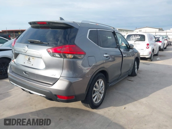 2017 Nissan Rogue S with VIN KNMAT2MT3HP519624, listed as a IAAI auction lot 42178427 with 128,387 mi miles and . Bid and sale history available at DreamBid. Image 4.