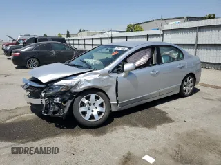 2009 Honda Civic LX z VIN 2HGFA16599H332576, wystawiony jako Copart lot #59021865 z przebiegiem Nie podano mil oraz Szkoda całkowita • Salvage title. Historia ofert i sprzedaży dostępna na DreamBid. Obrazek 1.