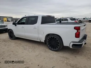 2022 Chevrolet Silverado 1500 LT with VIN 1GCPACEK2NZ635571, listed as a Copart auction lot 88725255 with 0 mi miles and Salvage Title. Bid and sale history available at carsss.com. Image 2.