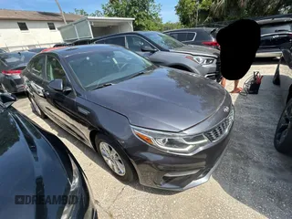 2019 Kia Optima LX with VIN 5XXGT4L36KG283458, listed as a Copart auction lot 54631745 with 95,676 mi miles and Salvage Title. Bid and sale history available at carsss.com. Image 1.