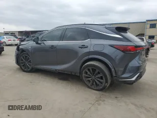 2024 Lexus RX with VIN 2T2BAMCA7RC045629, listed as a Copart auction lot 44222195 with 16,964 mi miles and Salvage Title. Bid and sale history available at carsss.com. Image 2.