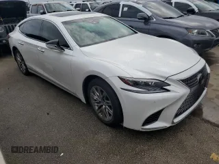 2019 Lexus LS with VIN JTHB51FFXK5009417, listed as a Copart auction lot 74072624 with 0 mi miles and Salvage Title. Bid and sale history available at carsss.com. Image 4.