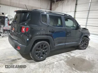 2017 Jeep Renegade Latitude with VIN ZACCJABB9HPG67072, listed as a Copart auction lot 55957745 with 92,078 mi miles and Salvage title. Bid and sale history available at DreamBid. Image 3.