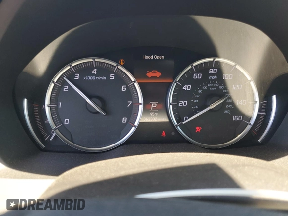 2020 Acura MDX Technology with VIN 5J8YD4H50LL027623, listed as a Copart auction lot 58595345 with 63,332 mi miles and Salvage title. Bid and sale history available at DreamBid. Image 9.