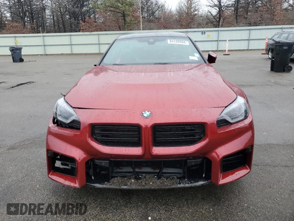 2025 BMW M2 with VIN 3MF23DM09S8E91515, listed as a Copart auction lot 84120994 with 2,568 mi miles and Salvage Title. Bid and sale history available at carsss.com. Image 5.