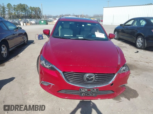 2017 Mazda 6 Grand Touring with VIN JM1GL1X57H1100857, listed as a IAAI auction lot 41773377 with 80,193 mi miles. Bid and sale history available at carsss.com. Image 12.