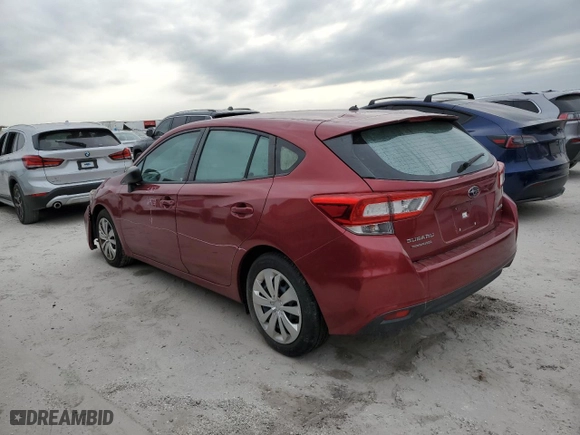 2018 Subaru Impreza with VIN 4S3GTAA62J1716263, listed as a Copart auction lot 74842764 with 0 mi miles and Non Repairable. Bid and sale history available at carsss.com. Image 2.