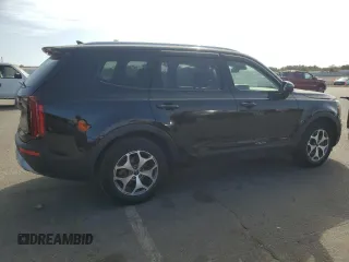 2022 Kia Telluride EX with VIN 5XYP3DHC6NG298728, listed as a Copart auction lot 77113074 with 27,690 mi miles and Salvage title. Bid and sale history available at DreamBid. Image 3.