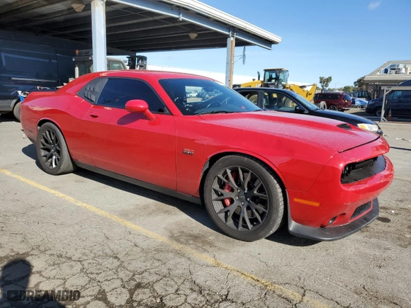 2015 Dodge Challenger SRT 392 with VIN 2C3CDZDJ1FH888159, listed as a Copart auction lot 80742274 with NaN miles and Salvage Title. Bid and sale history available at carsss.com. Image 4.