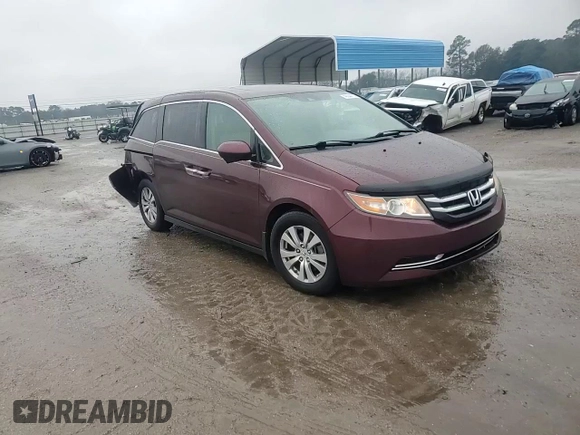 2016 Honda Odyssey EX-L with VIN 5FNRL5H65GB045564, listed as a Copart auction lot 46044735 with 322,541 mi miles and Salvage Title. Bid and sale history available at DreamBid. Image 12.