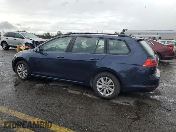2016 Volkswagen Golf SportWagen TSI S with VIN 3VWC17AU8GM523386, listed as a Copart auction lot 68078524 with 0 mi miles and Clean Title. Bid and sale history available at carsss.com. Image 2.