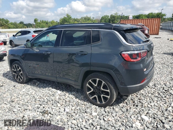 2018 Jeep Compass Limited with VIN 3C4NJCCB1JT488736, listed as a Copart auction lot 51573935 with 69,498 mi miles and Salvage Title. Bid and sale history available at carsss.com. Image 2.