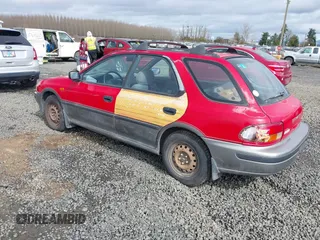 1995 Subaru Impreza with VIN JF1GF6558SH814122, listed as a IAAI auction lot 41787655 with 247,202 mi miles and . Bid and sale history available at DreamBid. Image 3.