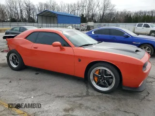 2021 Dodge Challenger SRT Hellcat with VIN 2C3CDZC96MH676510, listed as a Copart auction lot 49991055 with 4,467 mi miles and Salvage Title. Bid and sale history available at DreamBid. Image 4.