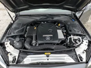 2017 Mercedes-Benz C 300 with VIN 55SWF4KBXHU210325, listed as a Copart auction lot 48869295 with 49,331 mi miles and Salvage Title. Bid and sale history available at carsss.com. Image 11.