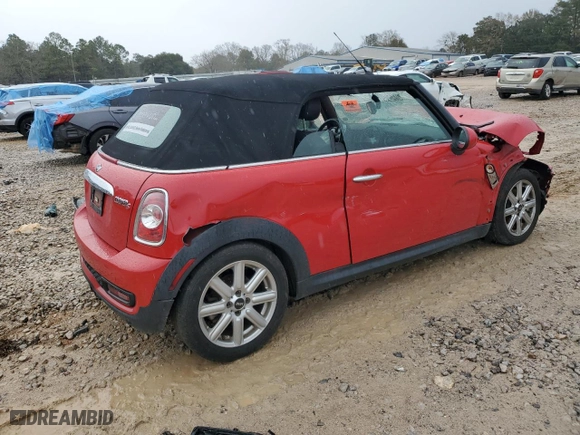 2014 MINI Cooper Convertible S with VIN WMWZP3C52ET706143, listed as a Copart auction lot 43184955 with 101,717 mi miles and Salvage Title. Bid and sale history available at carsss.com. Image 3.