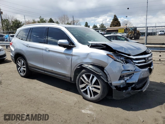 2016 Honda Pilot Elite with VIN 5FNYF6H05GB120106, listed as a Copart auction lot 49559524 with 104,682 mi miles and Salvage Title. Bid and sale history available at carsss.com. Image 4.
