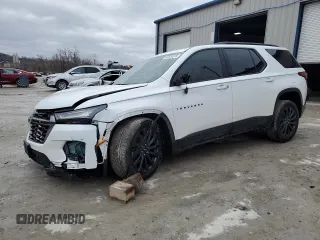 2023 Chevrolet Traverse RS with VIN 1GNEVJKW2PJ311830, listed as a Copart auction lot 47634575 with 18,309 mi miles and Salvage Title. Bid and sale history available at carsss.com. Image 1.
