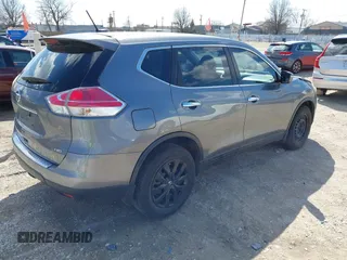 2015 Nissan Rogue S with VIN KNMAT2MVXFP527878, listed as a IAAI auction lot 41864389 with 87,305 mi miles and . Bid and sale history available at DreamBid. Image 4.