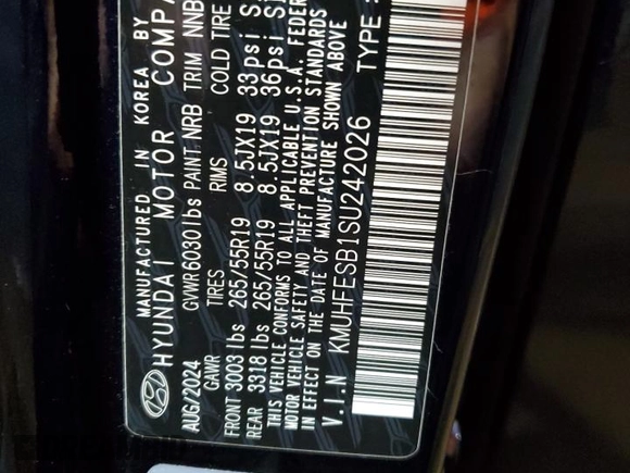 2025 Genesis GV80 Standard with VIN KMUHFESB1SU242026, listed as a Copart auction lot 61806355 with 12,125 mi miles and Clean title. Bid and sale history available at DreamBid. Image 13.