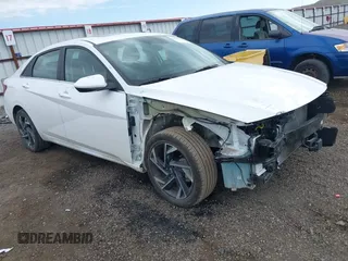 2024 Hyundai Elantra SEL with VIN KMHLS4DG6RU696600, listed as a IAAI auction lot 42421377 with 11,944 mi miles and . Bid and sale history available at DreamBid. Image 1.