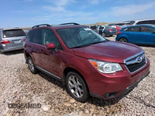 2016 Subaru Forester Touring with VIN JF2SJAXC2GH512772, listed as a Copart auction lot 58592825 with 52,056 mi miles and Salvage title. Bid and sale history available at DreamBid. Image 4.