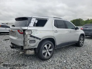 2018 Chevrolet Traverse LT Leather with VIN 1GNERHKW2JJ144180, listed as a Copart auction lot 51985195 with 93,371 mi miles and Salvage Title. Bid and sale history available at carsss.com. Image 3.