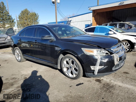 2011 Ford Taurus SHO with VIN 1FAHP2KT6BG128180, listed as a Copart auction lot 47462885 with 128,403 mi miles and Salvage Title. Bid and sale history available at DreamBid. Image 4.