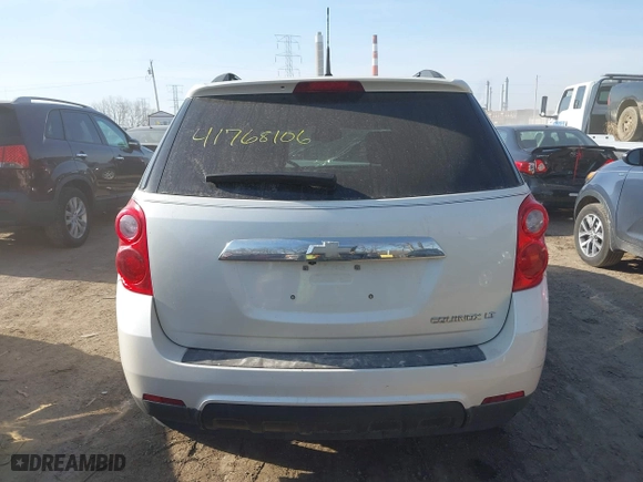 2012 Chevrolet Equinox LT w/2LT with VIN 2GNALPEK6C1290484, listed as a IAAI auction lot 41768106 with 1 mi miles. Bid and sale history available at carsss.com. Image 16.