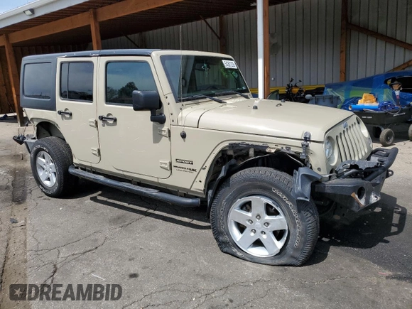 2018 Jeep Wrangler Unlimited Sport S with VIN 1C4BJWDG1JL899029, listed as a Copart auction lot 54361235 with 117,655 mi miles and Salvage Title. Bid and sale history available at DreamBid. Image 4.