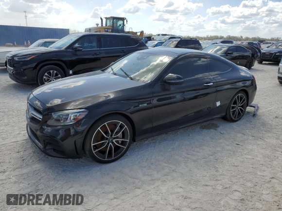 2021 Mercedes-Benz C 43 AMG with VIN W1KWJ6EB0MG091570, listed as a Copart auction lot 77256964 with Not provided miles and Non repairable. Bid and sale history available at DreamBid. Image 1.