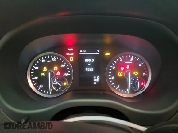 2023 Mercedes-Benz Metris Cargo with VIN W1YV0CEY4P4365964, listed as a Copart auction lot 45358325 with 4,525 mi miles and Salvage title. Bid and sale history available at DreamBid. Image 9.