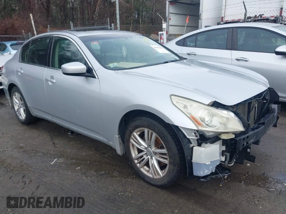 2011 Infiniti G25 Sedan x with VIN JN1DV6ARXBM450272, listed as a IAAI auction lot 41842682 with 214,147 mi miles. Bid and sale history available at carsss.com. Image 1.