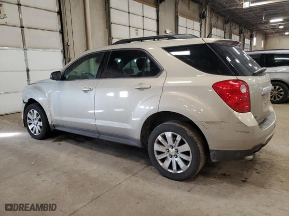 2011 Chevrolet Equinox LT w/1LT with VIN 2CNFLDE54B6238355, listed as a Copart auction lot 45025365 with 115,825 mi miles and Salvage Title. Bid and sale history available at carsss.com. Image 2.