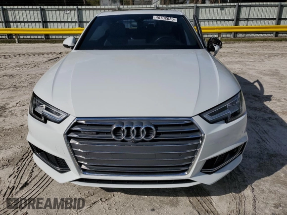 2017 Audi A4 Prestige with VIN WAUFNAF43HN011808, listed as a Copart auction lot 46702035 with 98,205 mi miles and Salvage Title. Bid and sale history available at carsss.com. Image 5.