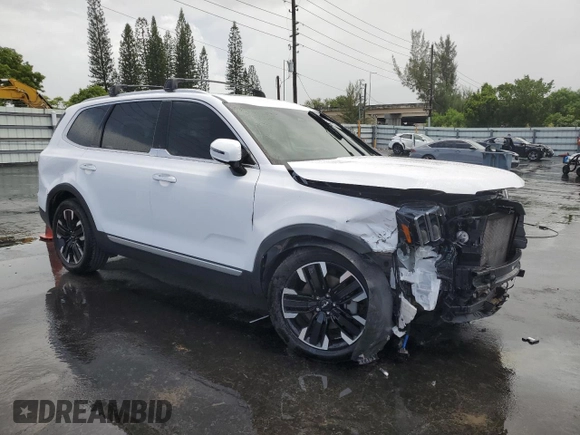 2023 Kia Telluride SX z VIN 5XYP54GC5PG334276, wystawiony jako Copart lot #60666075 z przebiegiem 44 447 mil mil oraz Szkoda całkowita • Salvage title. Historia ofert i sprzedaży dostępna na DreamBid. Obrazek 4.