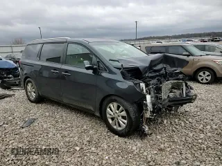 2017 Kia Sedona LX with VIN KNDMB5C13H6250709, listed as a Copart auction lot 87812505 with 0 mi miles and Salvage Title. Bid and sale history available at carsss.com. Image 11.