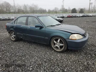 1998 Honda Civic EX with VIN 2HGEJ8546WH619981, listed as a Copart auction lot 88636735 with 208,240 mi miles and Salvage Title. Bid and sale history available at carsss.com. Image 4.