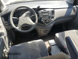 2005 Mazda MPV LX with VIN JM3LW28A350538856, listed as a Copart auction lot 66790224 with 154,746 mi miles and Salvage Title. Bid and sale history available at carsss.com. Image 8.