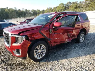 2021 GMC Yukon SLE with VIN 1GKS1AKD6MR200592, listed as a Copart auction lot 74764814 with 61,904 mi miles and Salvage Title. Bid and sale history available at carsss.com. Image 1.