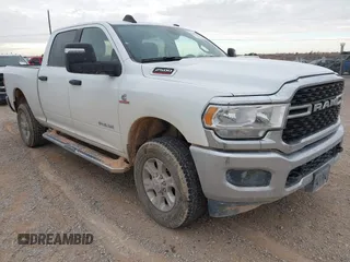2023 Ram 2500 Big Horn with VIN 3C6UR5DL7PG587769, listed as a IAAI auction lot 41300388 with 33,384 mi miles. Bid and sale history available at carsss.com. Image 1.